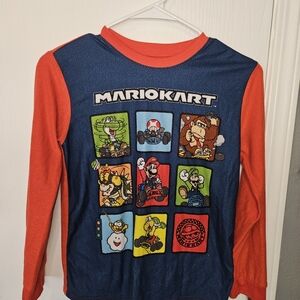 Mario Kart Kids Pajama Set - Navy and Red